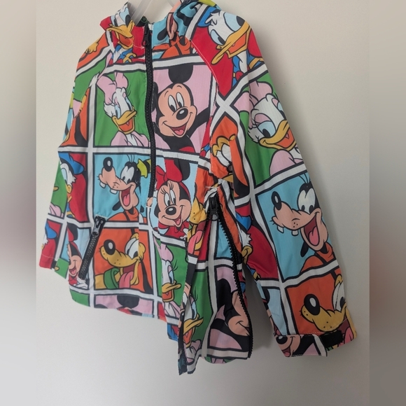 Disney Parks Mickey Mouse and Friends Packable Rain Jacket Youth Size 3 Unisex - Picture 4 of 15
